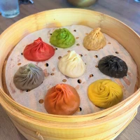 Magical Rainbow Soup Dumplings